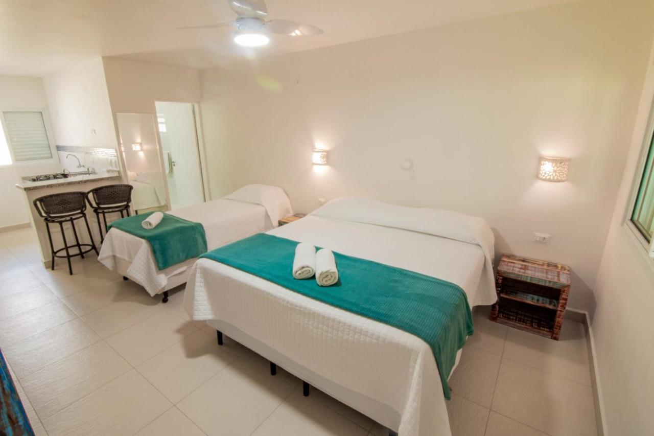 Apart Hotel Porto Kanoas Bertioga Dış mekan fotoğraf